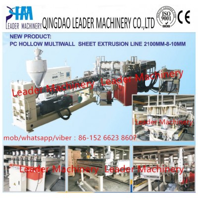 PC Multiwall Hollow Sheet Extrusion Line