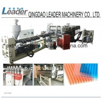 UV Resistance Polycarbonate PC Hollow Grid Sheets Machine Production Line