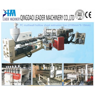 Hollow Sheet Hollow Profile Sheet Extrusion Line for PC